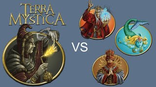 Terra Mystica Playthrough  Alchemists on BGA with Auction [upl. by Errick]