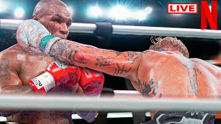 MIKE TYSON KNOCKOUTS JAKE PAUL  MIKE TYSON VS JAKE PAUL FULL FIGHT HIGHLIGHTS  NETFLIX 2024 [upl. by Voccola]