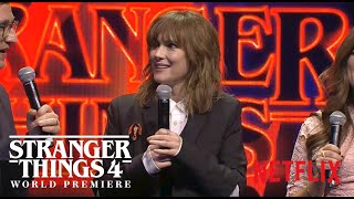 Winona Ryder amp David Harbour  Stranger Things 3 Premiere  Netflix [upl. by Formica]