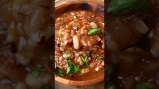 THE soup you need to make Italian White Bean Basil Soup vegan shorts soup [upl. by Pedrick49]