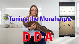 Tuning the Moraharpa to DDA [upl. by Nolur]