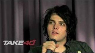 MCRs Gerard Way  scared of teenagers on the train [upl. by Adieren150]