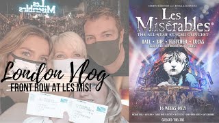 LONDON VLOG  FRONT ROW at Les Miserables Staged Concert🇫🇷 [upl. by Graniah]