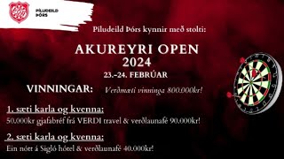 Akureyri OPEN 2024  Riðlakeppni  Streymi 1 [upl. by Ernest836]