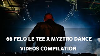 66 Felo Le Tee ft Myztro Dance Videos Compilation [upl. by Akeenat]