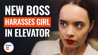 NEW BOSS HARASSES GIRL IN ELEVATOR  DramatizeMe [upl. by Ardnaet638]