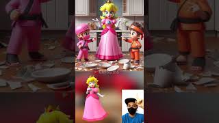 Team Mario has a bad day playing Ninja with kids mario supermario mariobros [upl. by Atsocal]