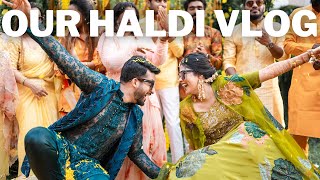 OUR HALDI VLOG 😍 HEBAREE WEDDING DAY  2  WEDDING VLOG  HEBA AND REVAZE  HEBAYOUSHRA [upl. by Tnairb203]