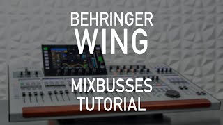 Behringer Wing 204  Mixbusses Tutorial  Pre Fader Post Fader amp Subgroup [upl. by Niletak238]