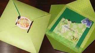 Scrapbooking  Biglietto di auguri maschile [upl. by Edlyn]