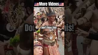 Gawai Dayak Kaamatan Is Back In Kuala Lumpur  The Borneo Native Festival BNF Malaysia shorts [upl. by Storer]