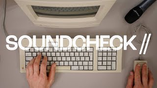 SOUNDCHECK  Apple Keyboard M0118 con ALPS salmon [upl. by Adnema265]