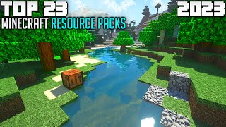 TOP 23 Best Minecraft Texture Packs of 2023 [upl. by Aitnyc880]