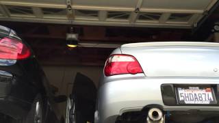 2004 Subaru WRX TOMEI expreme Titanium exhaust w silencer cold start [upl. by Annavaig]