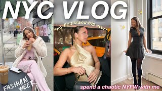 SPEND A WEEK IN NEW YORK WITH ME ୨୧ a chaotic but exciting new york fashion week vlog ੈ✩‧₊˚ [upl. by Ettolrahc]