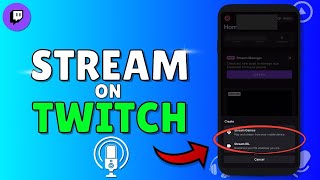 HOW TO STREAM ON TWITCH ON YOUR PHONE  LIVE STREAM ON TWITCHEASY [upl. by Alat]