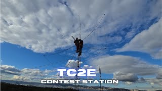 TC2E  Contest Station Setup Hexbeam Antenna [upl. by Avi164]