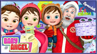 Santa Claus Viene de Visita｜y más canciones infantiles｜rimas infantiles｜Baby Angel Español Canciones [upl. by Anhpad]