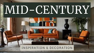 65 MidCentury Modern Living Room Design Ideas 2024  Stylish and Timeless Inspirations [upl. by Suilenrac]