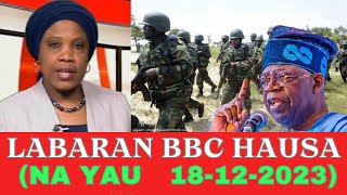 Bbc hausa Labaran Safe na yau Litinin 18122023 [upl. by Hertzfeld]