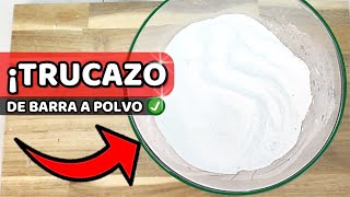 MULTIPLICA TU JABÓN de Barra a Polvo 🧼✅ ▶ Como Hacer Jabón para Trastes Ropa Cacerolas Ollas 🤩 [upl. by Raval449]