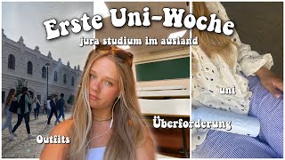 Erste Uni Woche JURA STUDIUM im Ausland [upl. by Nocam]