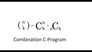 Combination C Program [upl. by Ahsitniuq]