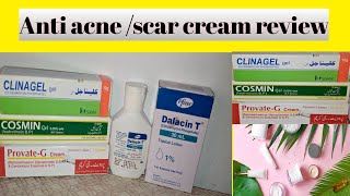 9 best creams review  Anti acne  scar cream [upl. by Faith]