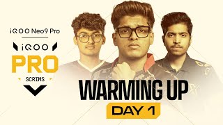 iQOO Pro Scrims  Warming up for iQOO India League 2024 LAN  Practice matches [upl. by Anisamot]