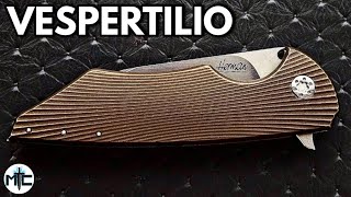 Their BEST EDC Model Herman Vespertilio Folding Knife  Full Review [upl. by Edsel]