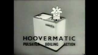 HOOVERMATIC MANY MANY MATICS TWIN TUB WASHING MACHINE TV AD [upl. by Jephum483]