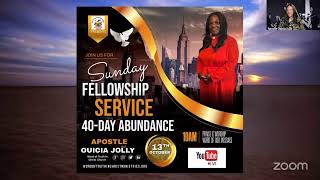 Morning Grab amp Go 40Day Abundance Day 11 with Apostle Ouicia Jolly [upl. by Netsrejk646]