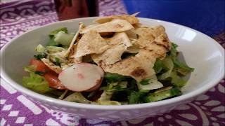 Fattoush Salad in 1 min  فتوش [upl. by Nosirb]