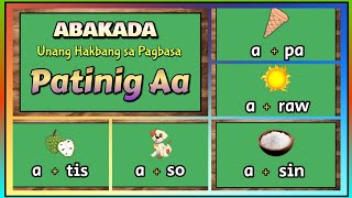 Abakada Pagsasanay sa Pagbasa at Pagpapantig  Salitang nagsisimula sa Patinig Aa Part 1 [upl. by Polard885]