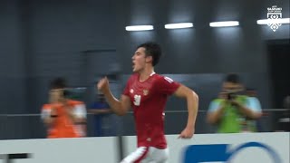 Elkan Baggott scores to send Indonesian fans into raptures AFFSuzukiCup2020 [upl. by Nich]