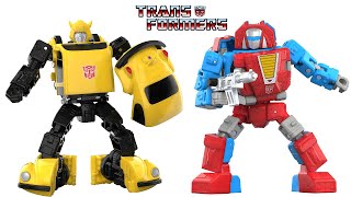 WHY Transformers Walmart Retro G1 GEARS  BUMBLEBEE Redeco Images Netflix Bee Again [upl. by Artenal]