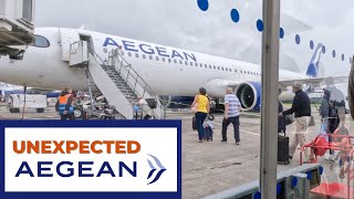 Aegean Airlines Business Class Upgrade amp Flight Review [upl. by Acacia]