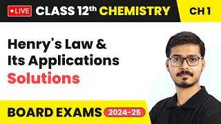 Henrys Law and Its Applications  Solutions  Class 12 Chemistry Chapter 1  CBSE 202425 [upl. by Ahsirtap91]