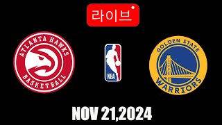 NBA LIVE Atlanta Hawks vs Golden State Warriors  November 20 2024  NBA Season LIVE 2K25 [upl. by Paresh]