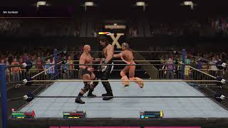 WWE 2K24 SHOWCASE Stone cold Steve Austin is the supreme champion of WrestleMania [upl. by Akiehsat]