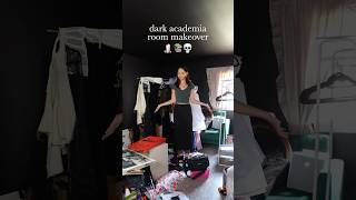 Redoing my room in time for Halloween Starting with the windows  Dark Academia Makeover Part 1 [upl. by Abbe]