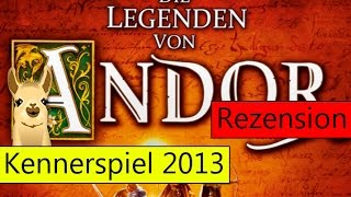 Die Legenden von Andor  Kennerspiel des Jahres 2013  Anleitung amp Rezension  SpieLama [upl. by Notnelc]