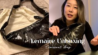 unboxing lemaire croissant bag 🥐 [upl. by Amity448]