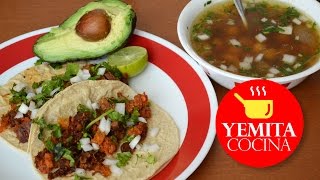 Tacos de suadero con consomé  Receta [upl. by Lisetta424]