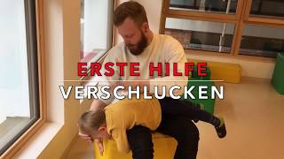 Verschlucken Erste Hilfe bei Kindern [upl. by Aldredge]