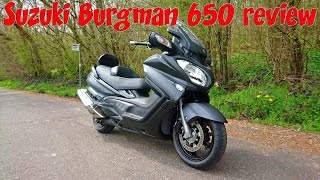 Suzuki Burgman 650 executive review [upl. by Rumit945]