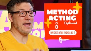 What is Method Acting The Great Acting Teachers All Use It [upl. by Fatima]