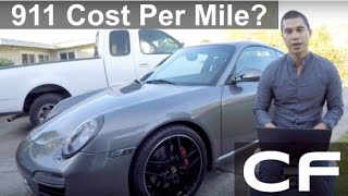 Porsche 911  Cost to drive per mile Maintenance schedule review [upl. by Auqinot]