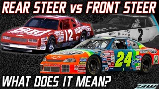 NASCAR Front Steer vs Rear Steer Whats The Difference [upl. by Anilec]