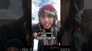 6ix9ine Says Lil Durk Sacrificed King Von [upl. by Wolff]